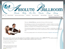 Tablet Screenshot of absoluteballroomtn.com
